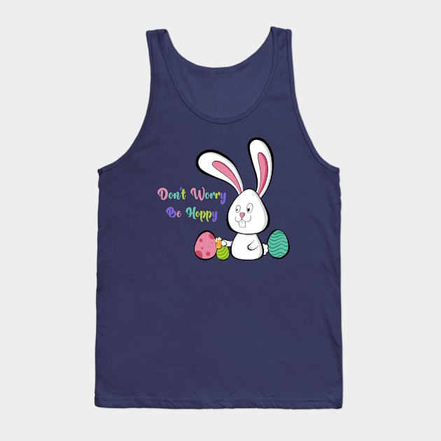 Hoppy Bunny Tank Top by Art by Nabes